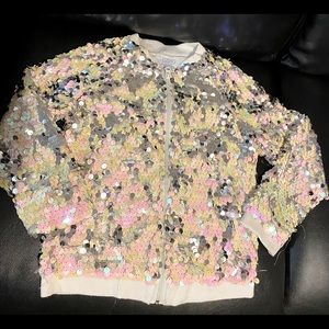 Girls More Than Magic sequin jacket size Medium (7/8). From Target.